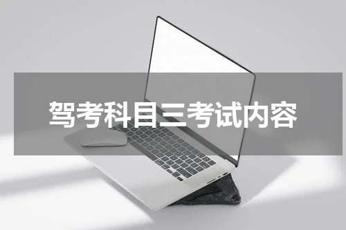 驾考科目三考试内容