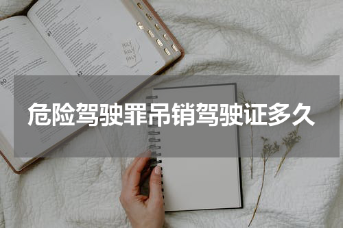 危险驾驶罪吊销驾驶证多久