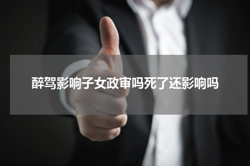 醉驾影响子女政审吗死了还影响吗