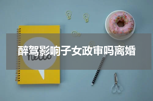 醉驾影响子女政审吗离婚