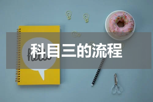 科目三的流程