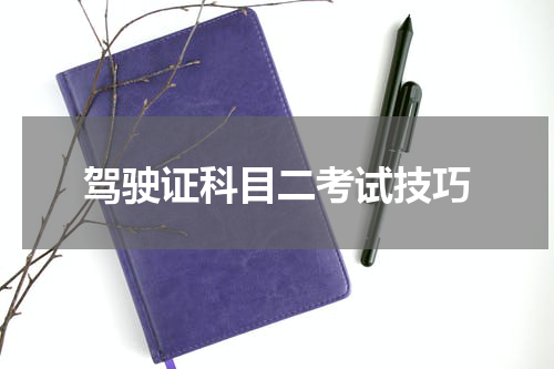 驾驶证科目二考试技巧