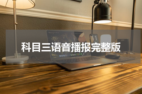 科目三语音播报完整版