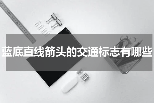 蓝底直线箭头的交通标志有哪些