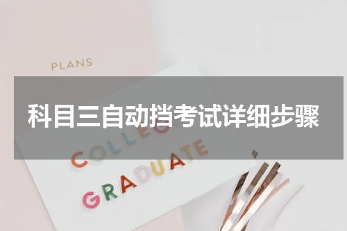 科目三自动挡考试详细步骤