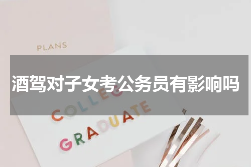 酒驾对子女考公务员有影响吗