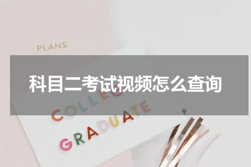 科目二考试视频怎么查询