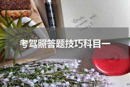 考驾照答题技巧科目一