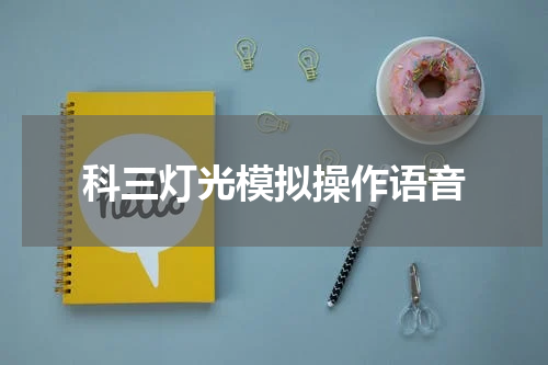 科三灯光模拟操作语音