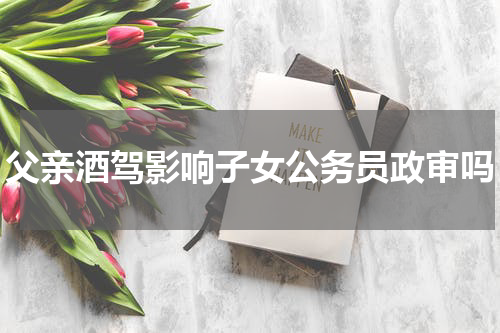 父亲酒驾影响子女公务员政审吗