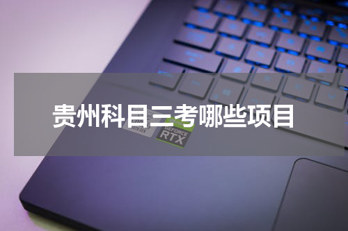 贵州科目三考哪些项目