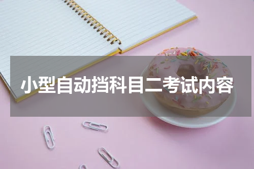 小型自动挡科目二考试内容