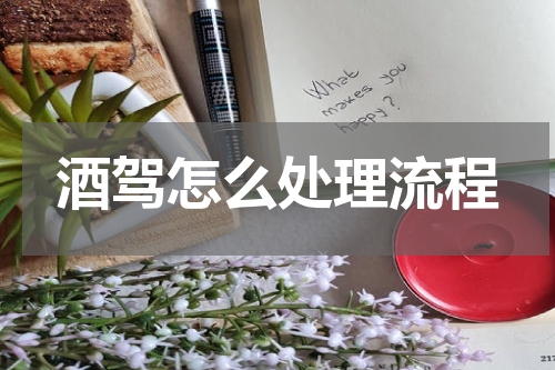 酒驾怎么处理流程