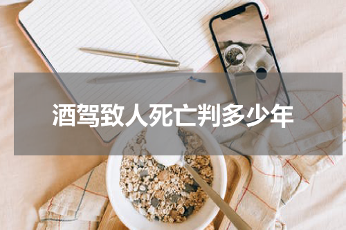 酒驾致人死亡判多少年