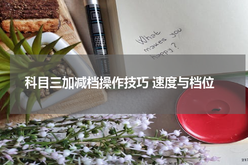科目三加减档操作技巧 速度与档位
