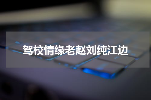 驾校情缘老赵刘纯江边