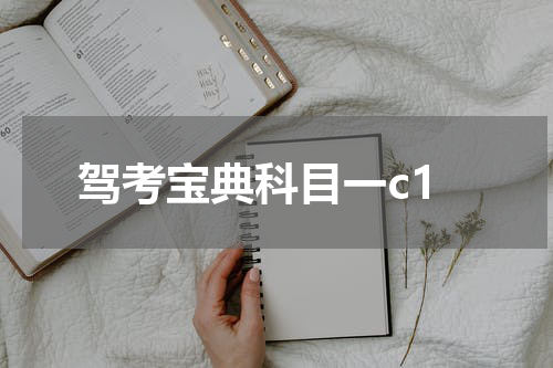 驾考宝典科目一c1