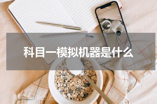 科目一模拟机器是什么