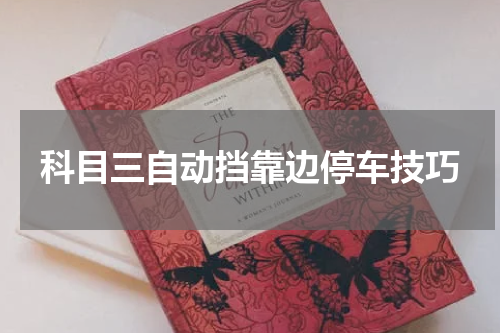科目三自动挡靠边停车技巧