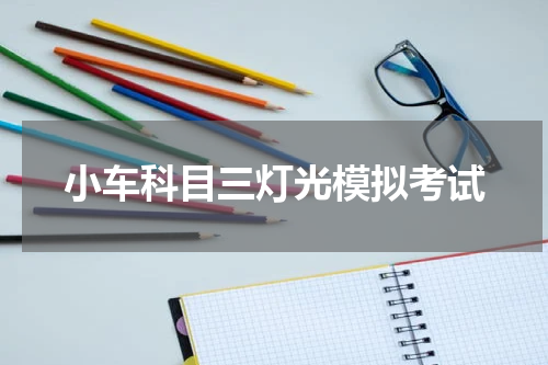 小车科目三灯光模拟考试