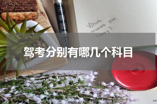 驾考分别有哪几个科目