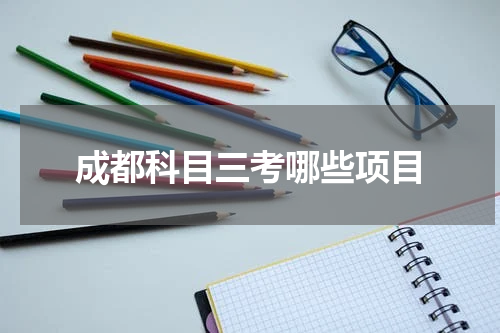 成都科目三考哪些项目