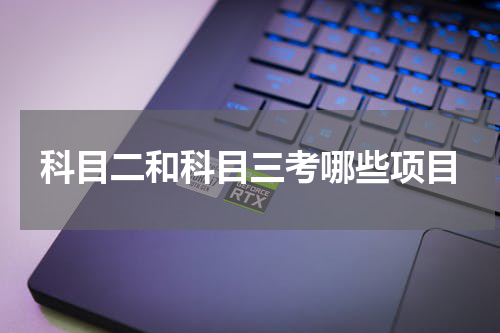 科目二和科目三考哪些项目