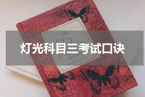 灯光科目三考试口诀