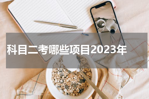 科目二考哪些项目2023年