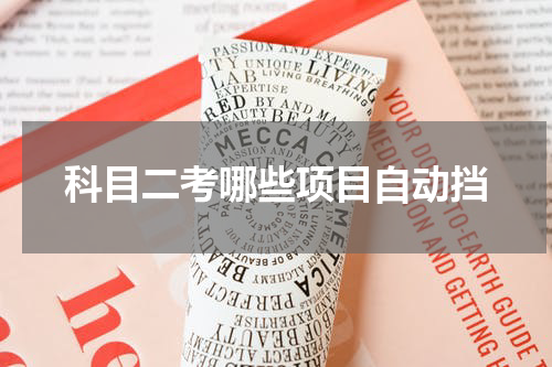 科目二考哪些项目自动挡