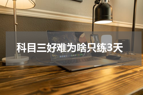 科目三好难为啥只练3天