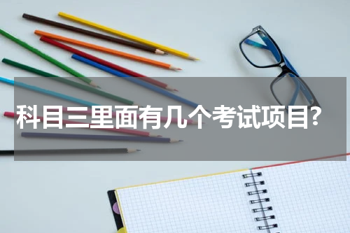 科目三里面有几个考试项目?