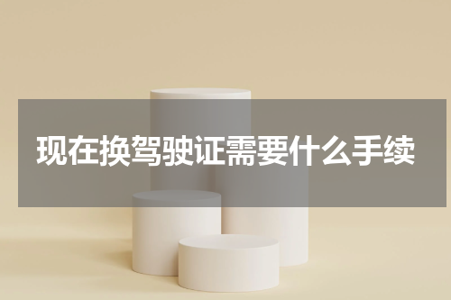 现在换驾驶证需要什么手续