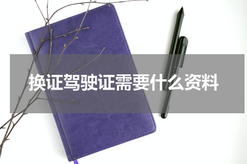 换证驾驶证需要什么资料