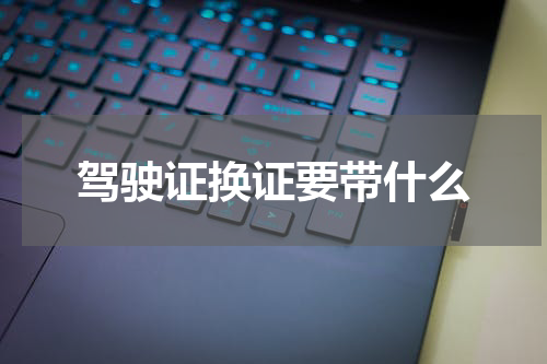 驾驶证换证要带什么