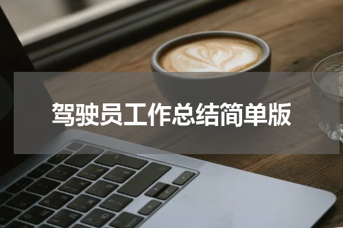 驾驶员工作总结简单版