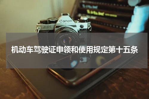 机动车驾驶证申领和使用规定第十五条