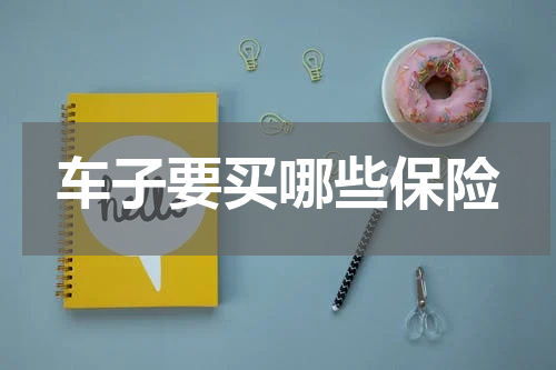 车子要买哪些保险