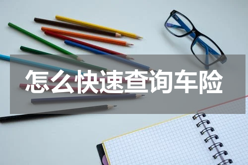 怎么快速查询车险