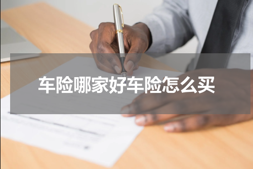 车险哪家好车险怎么买