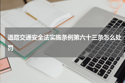 道路交通安全法实施条例第六十三条怎么处罚