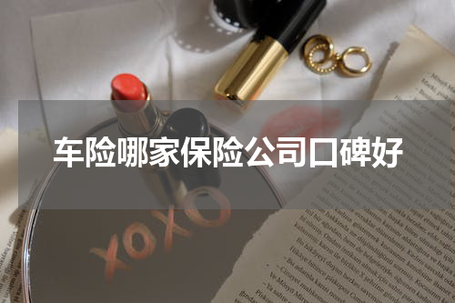 车险哪家保险公司口碑好