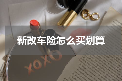 新改车险怎么买划算