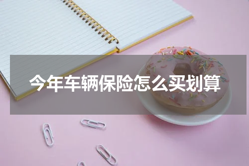 今年车辆保险怎么买划算
