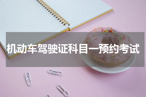 机动车驾驶证科目一预约考试