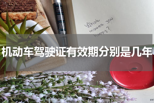机动车驾驶证有效期分别是几年