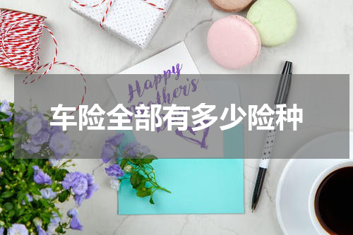 车险全部有多少险种