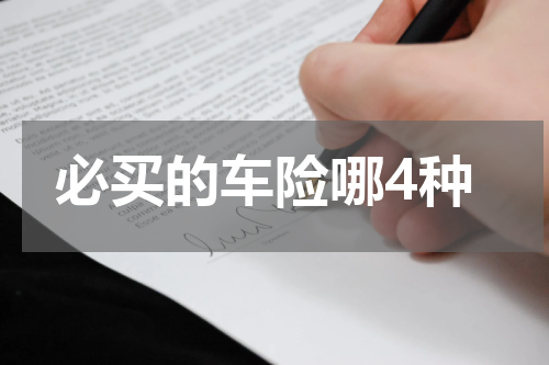 必买的车险哪4种