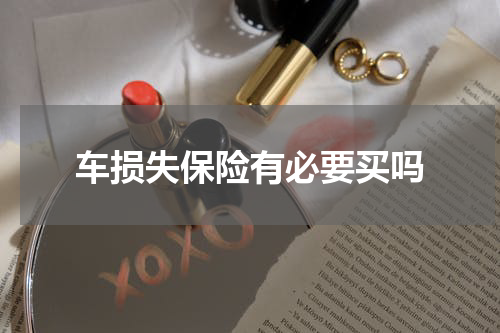 车损失保险有必要买吗