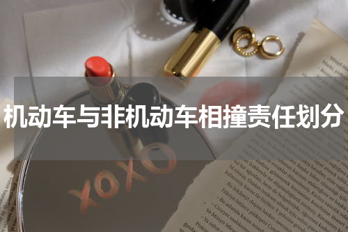机动车与非机动车相撞责任划分